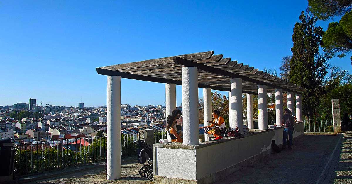 Miradouro do Monte Agudo, um dos miradouros mais escondidos de Lisboa