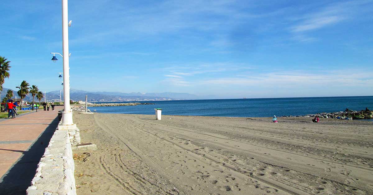 Praia de Guadalmar dunas Málaga