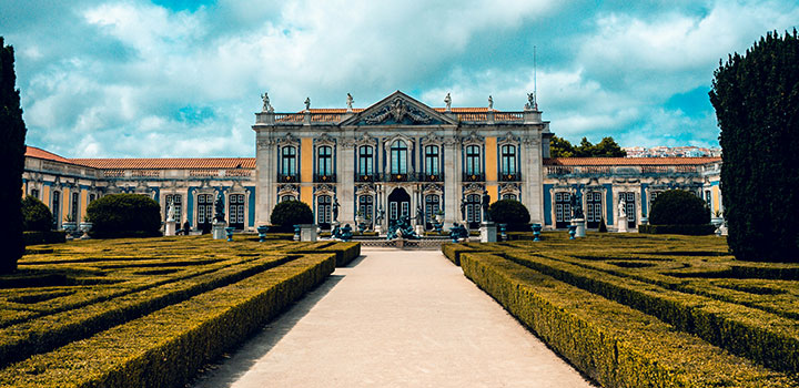 Palácio de Queluz, monumentos históricos em Portugal