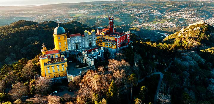 Palácio da Pena, monumentos históricos em Portugal
