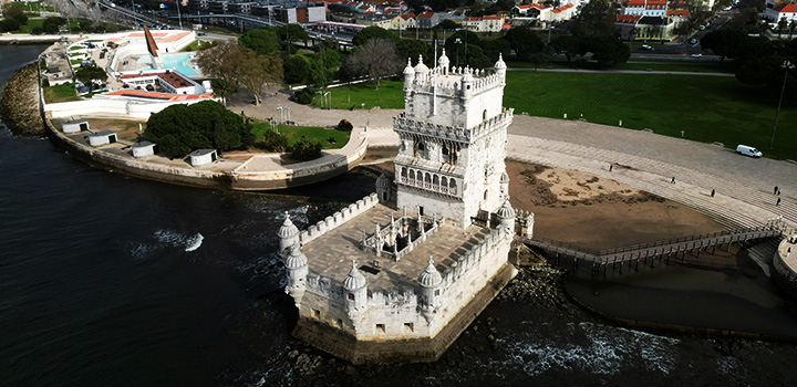 Torre de Belém, um monumentos históricos em Portugal