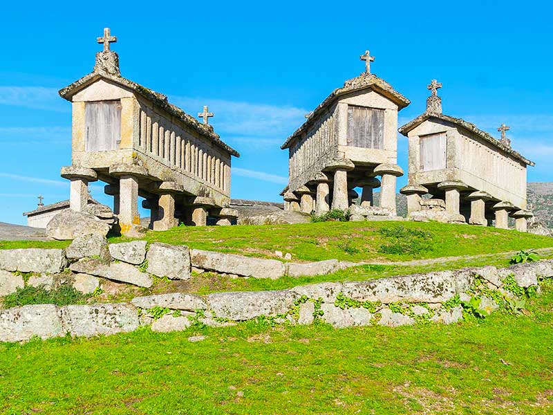 Gerês aldeia de Soajo Portugal inverno