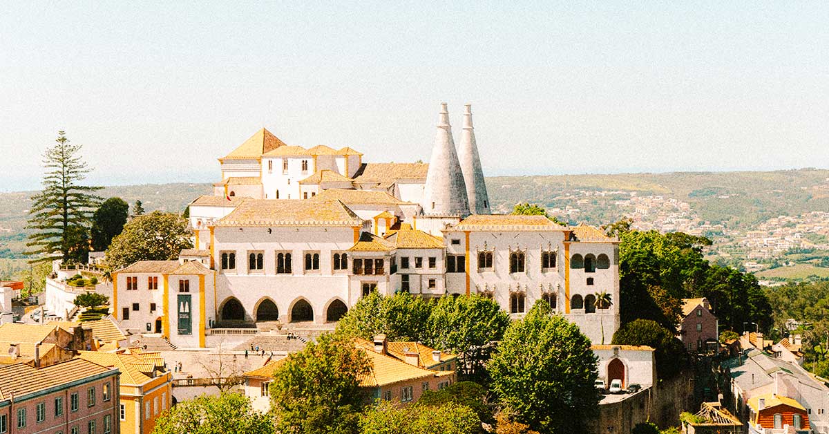 Sintra inverno palácios nevoeiro