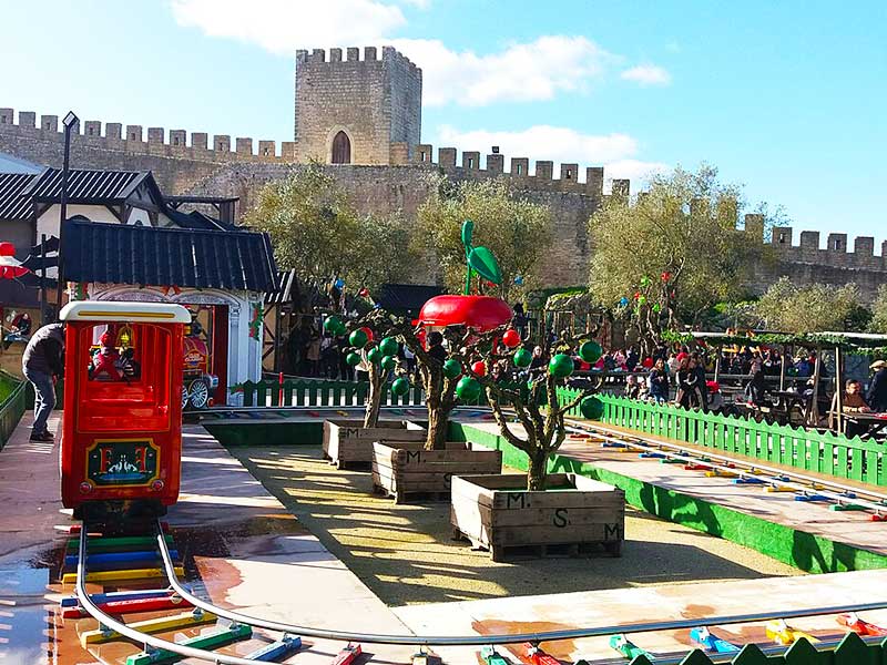 Vila Natal Óbidos Portugal inverno