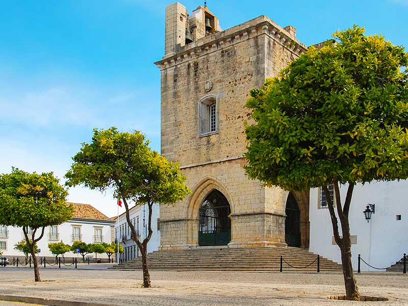 Catedral de Faro inverno Portugal