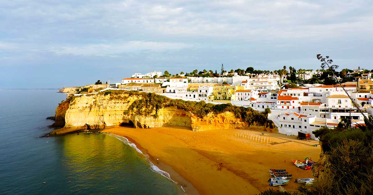 Algarve no inverno clima ameno Portugal