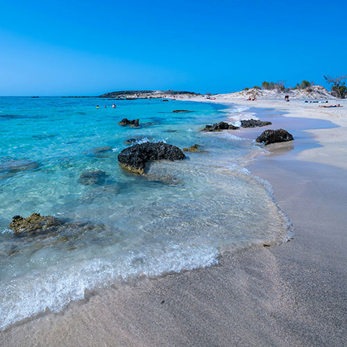 praias de água quente na Europa