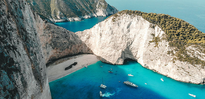 praias de água quente na Europa