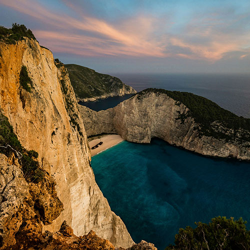 praias de água quente na Europa
