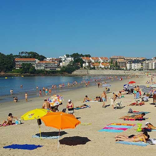 praias de água quente em espanha