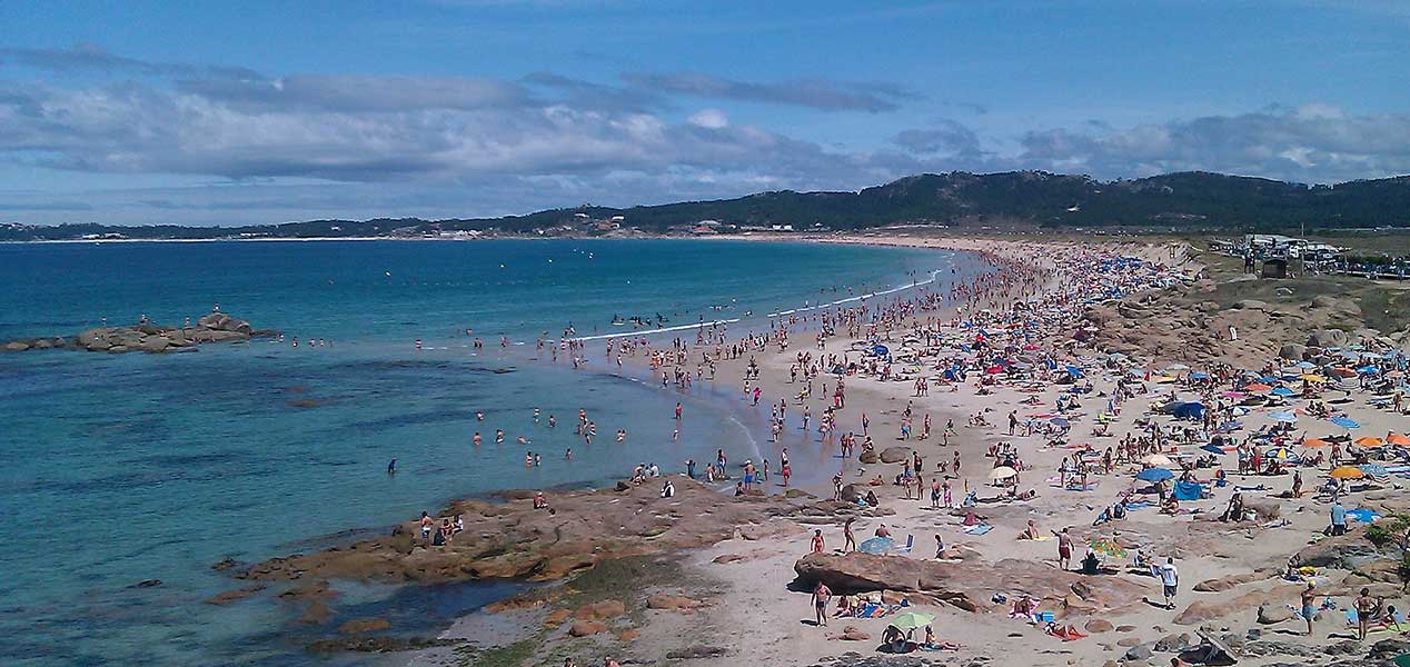 praias de água quente em espanha