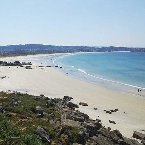 praias de água quente em espanha