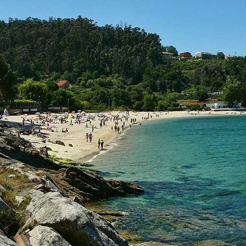 praias de água quente em espanha