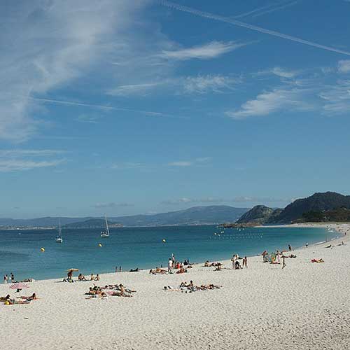 praias de água quente em espanha