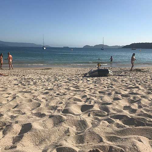praias de água quente em espanha