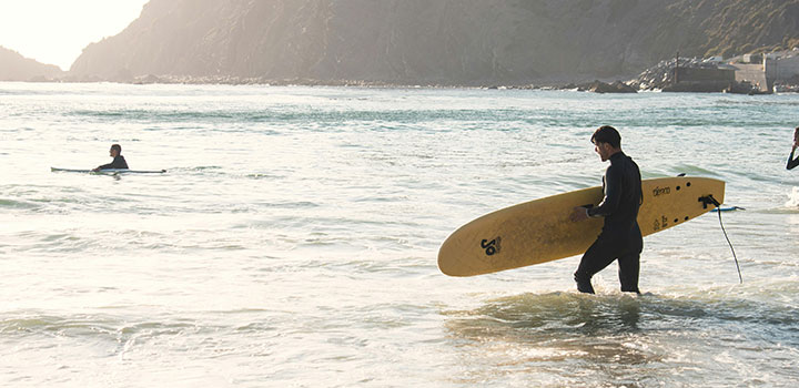 praias para surf em Portugal