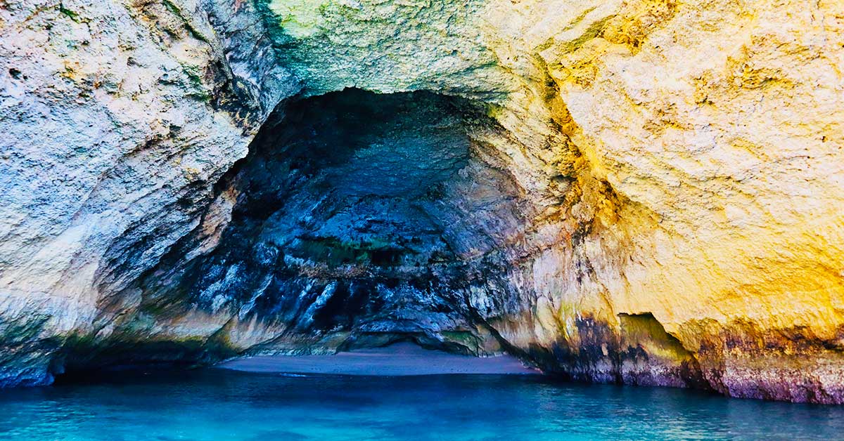 praias isoladas no Algarve