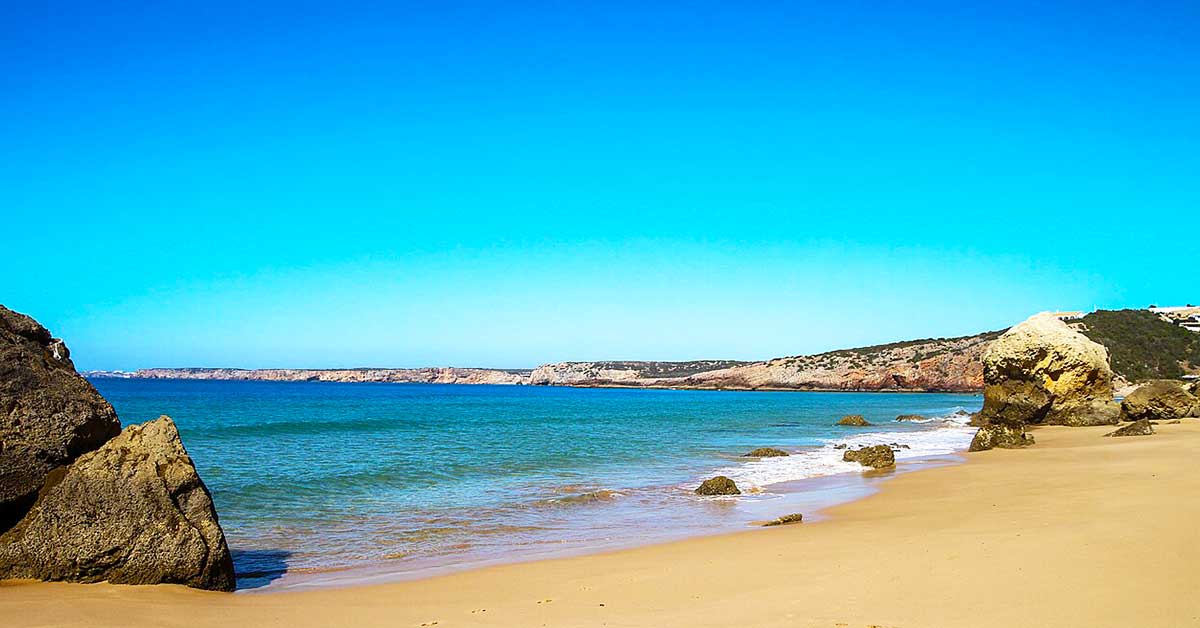 Praia do Zavial, perto de Sagres