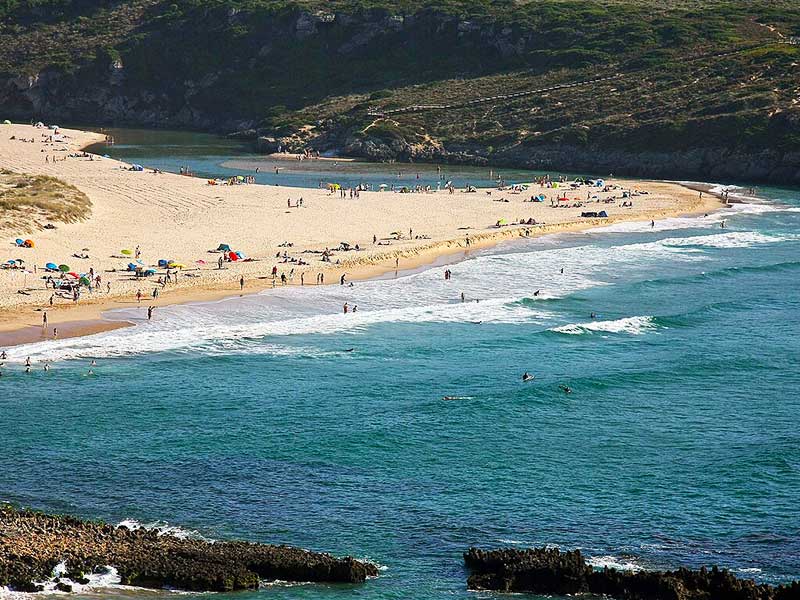 Praia da Amoreira em Odeceixe, Roteiro Costa Vicentina
