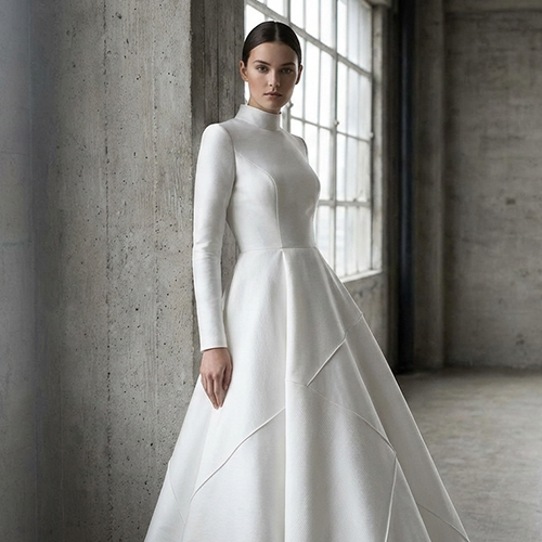 Vestidos de Noiva Minimalistas de Corte Editoria – tendências 2026