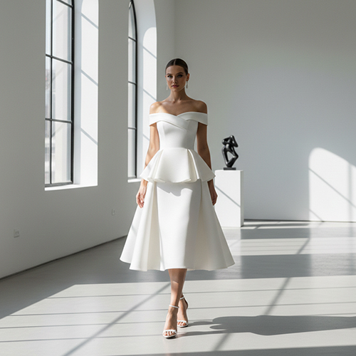 Vestidos de noiva Curtos e Midi – tendências 2026