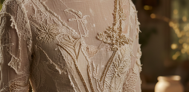 Vestidos de Noiva com Texturas Artesanais – tendências 2026