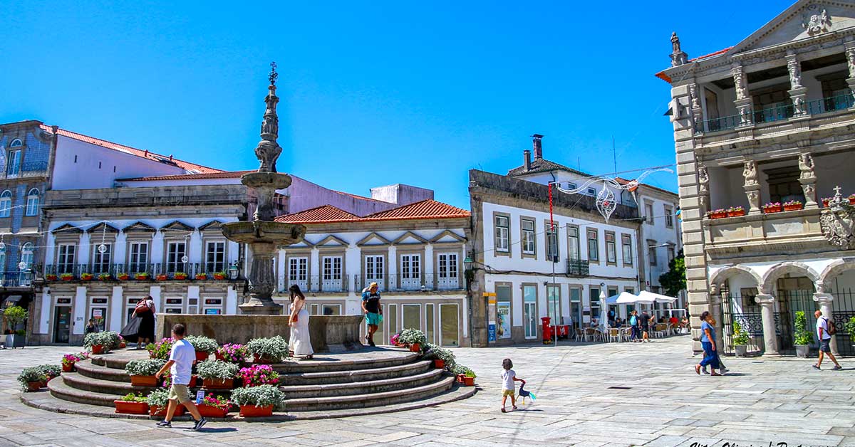 Praça da República centro histórico Viana do Castelo